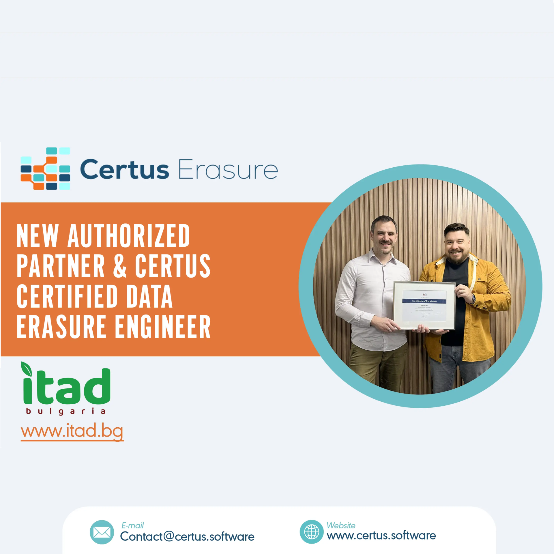 ITAD Bulgaria Becomes the Official Partner of Certus Software in Bulgaria